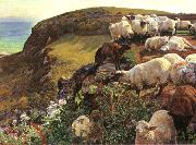 William Holman Hunt Our English Coasts oil